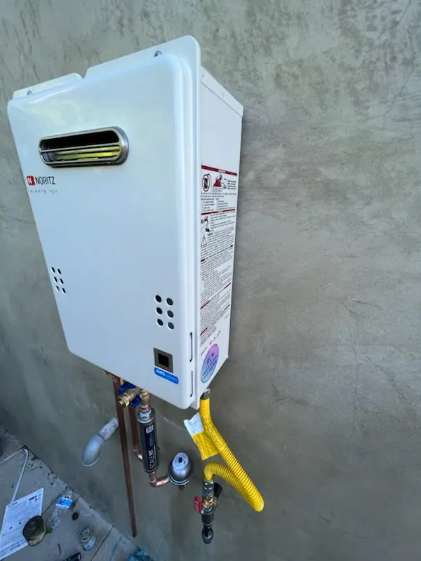 Tankless water heater installation for Valley View Terrace homes